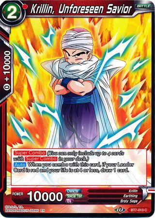 Krillin, Unforeseen Savior (BT7-013) [Assault of the Saiyans] | Tables and Towers