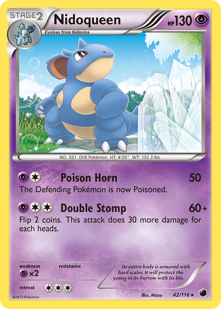 Nidoqueen (42/116) [Black & White: Plasma Freeze] | Tables and Towers