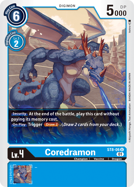 Coredramon [ST8-06] [Starter Deck: Ulforce Veedramon] | Tables and Towers