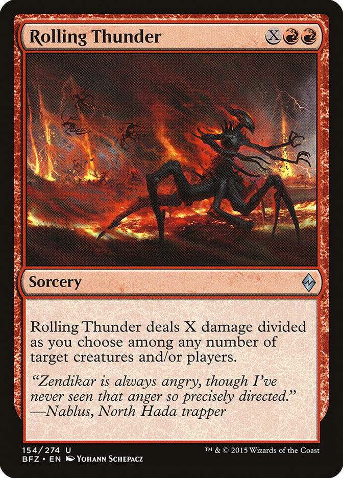 Rolling Thunder [Battle for Zendikar] | Tables and Towers