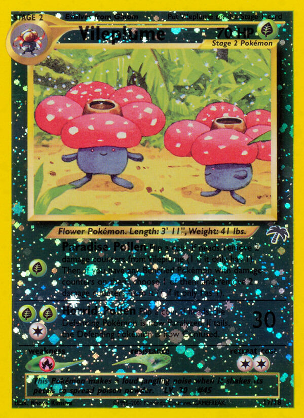 Vileplume (17/18) [Southern Islands] | Tables and Towers