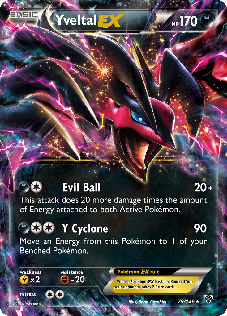 Yveltal EX (79/146) [XY: Base Set] | Tables and Towers