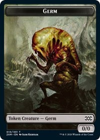 Germ // Human Soldier Double-Sided Token [Double Masters Tokens] | Tables and Towers