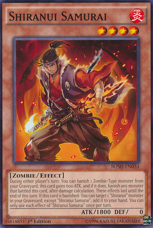 Shiranui Samurai [BOSH-EN034] Common | Tables and Towers