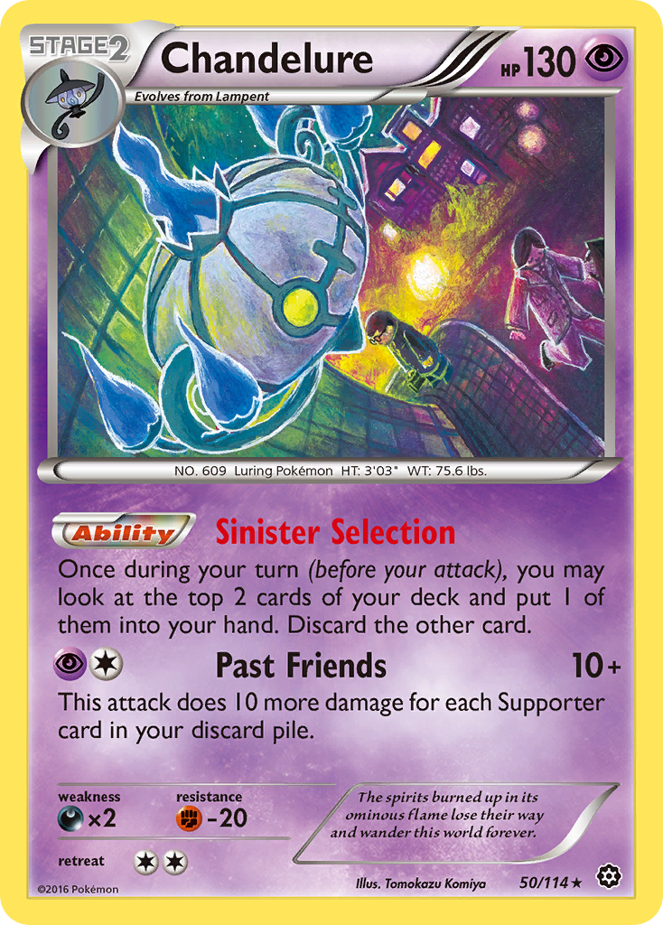 Chandelure (50/114) [XY: Steam Siege] | Tables and Towers