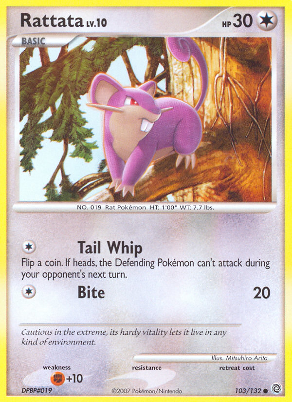 Rattata (103/132) [Diamond & Pearl: Secret Wonders] | Tables and Towers