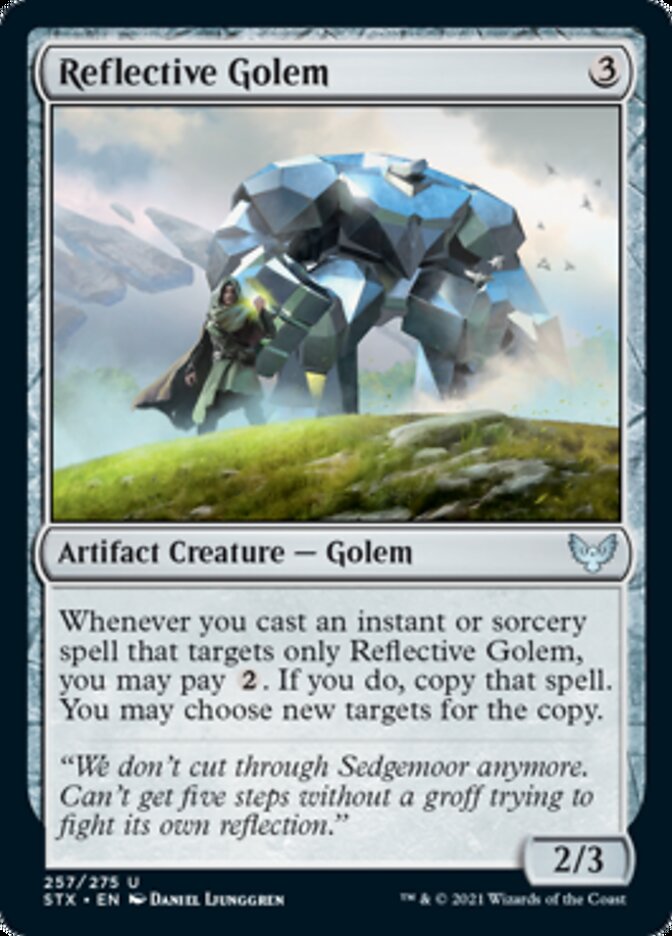 Reflective Golem [Strixhaven: School of Mages] | Tables and Towers