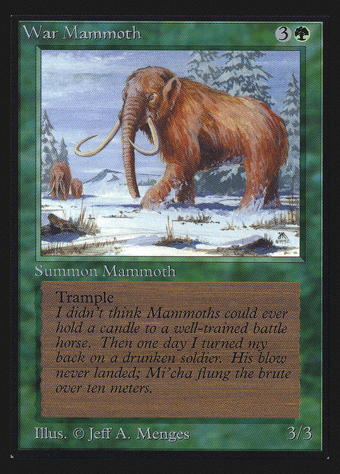 War Mammoth [International Collectors' Edition] | Tables and Towers