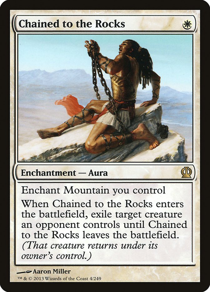 Chained to the Rocks [Theros] | Tables and Towers