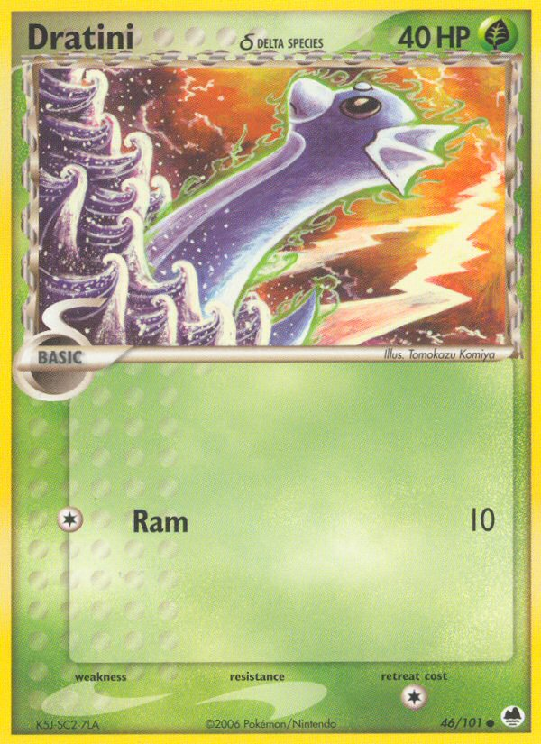 Dratini (46/101) (Delta Species) [EX: Dragon Frontiers] | Tables and Towers