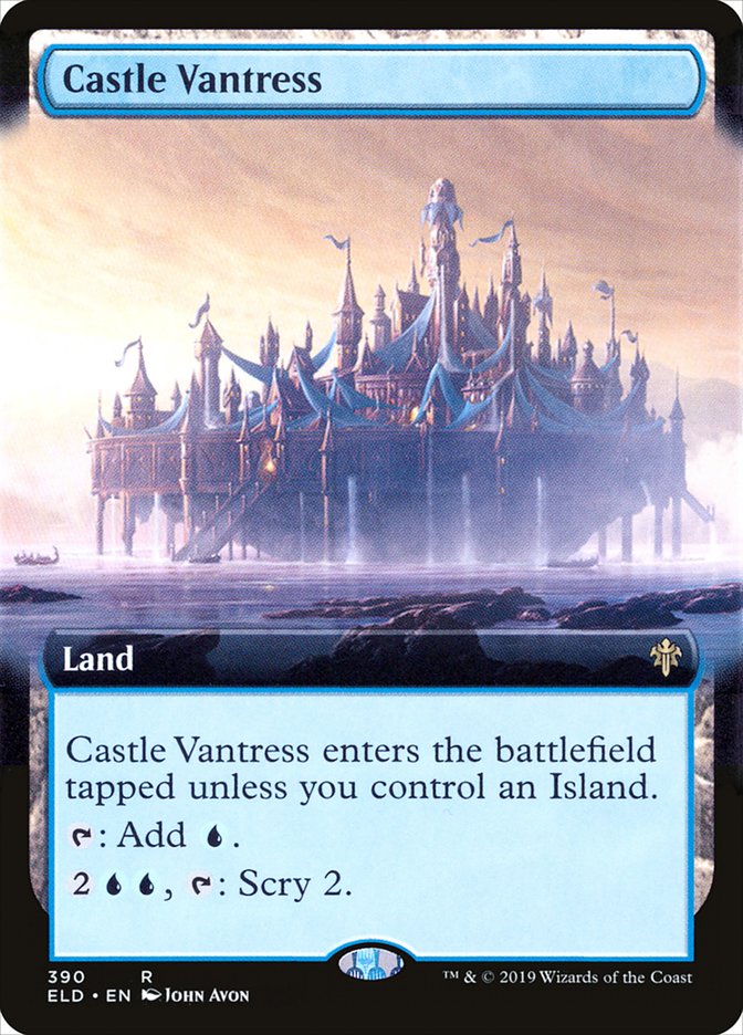 Castle Vantress (Extended Art) [Throne of Eldraine] | Tables and Towers