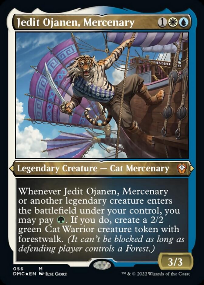 Jedit Ojanen, Mercenary (Foil Etched) [Dominaria United Commander] | Tables and Towers