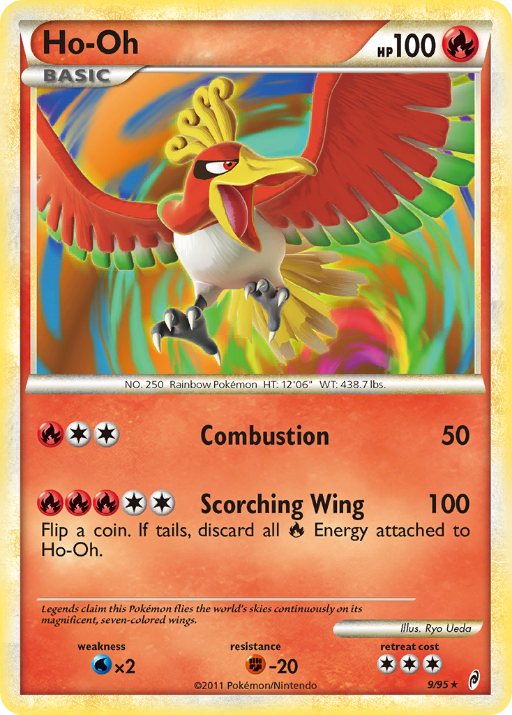 Ho-Oh (9/95) [HeartGold & SoulSilver: Call of Legends] | Tables and Towers