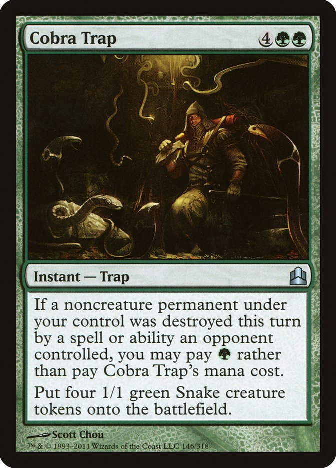 Cobra Trap [Commander 2011] | Tables and Towers