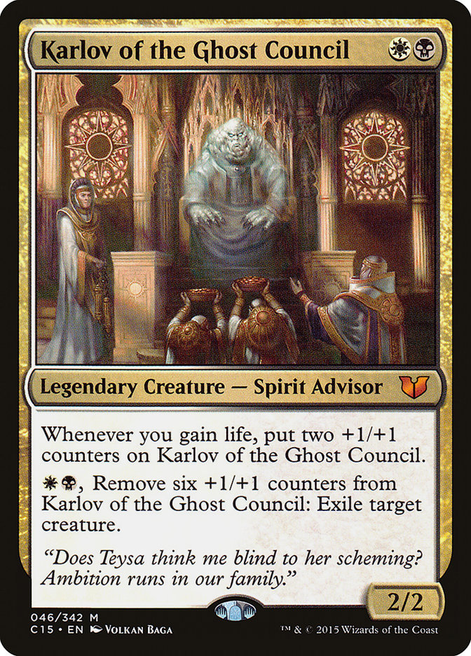 Karlov of the Ghost Council [Commander 2015] | Tables and Towers