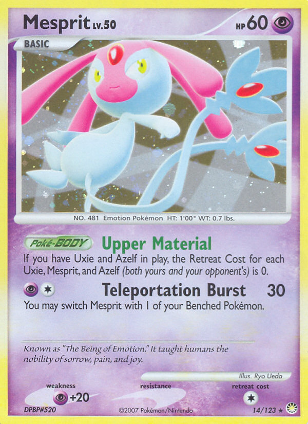 Mesprit (14/123) [Diamond & Pearl: Mysterious Treasures] | Tables and Towers