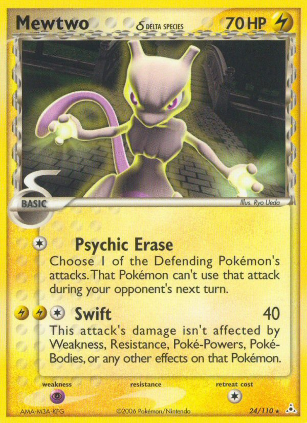 Mewtwo (24/110) (Delta Species) [EX: Holon Phantoms] | Tables and Towers