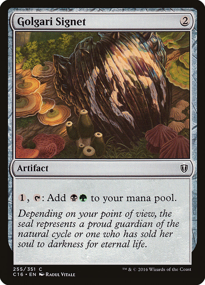 Golgari Signet [Commander 2016] | Tables and Towers