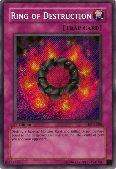 Ring of Destruction [PGD-000] Secret Rare | Tables and Towers