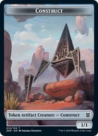 Construct // Drake Double-Sided Token [Zendikar Rising Tokens] | Tables and Towers