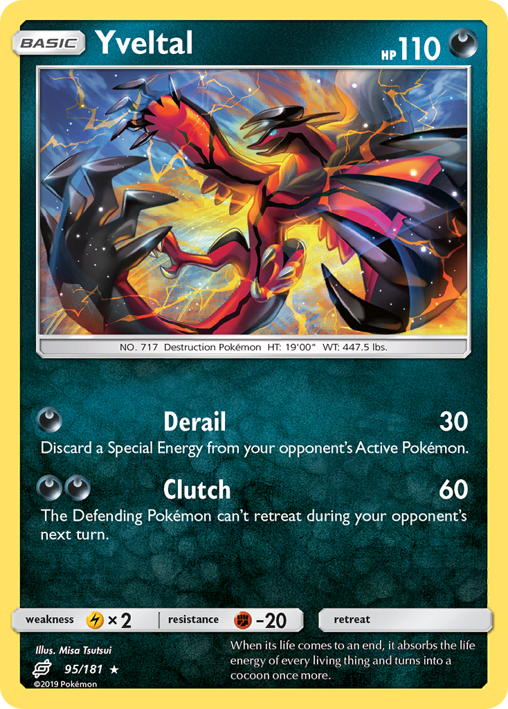 Yveltal (95/181) [Sun & Moon: Team Up] | Tables and Towers