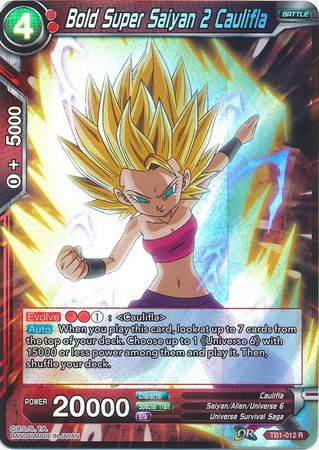 Bold Super Saiyan 2 Caulifla (TB1-012) [The Tournament of Power] | Tables and Towers