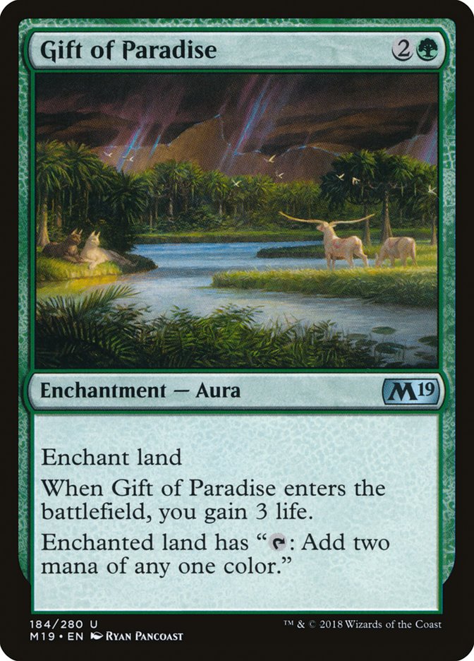 Gift of Paradise [Core Set 2019] | Tables and Towers