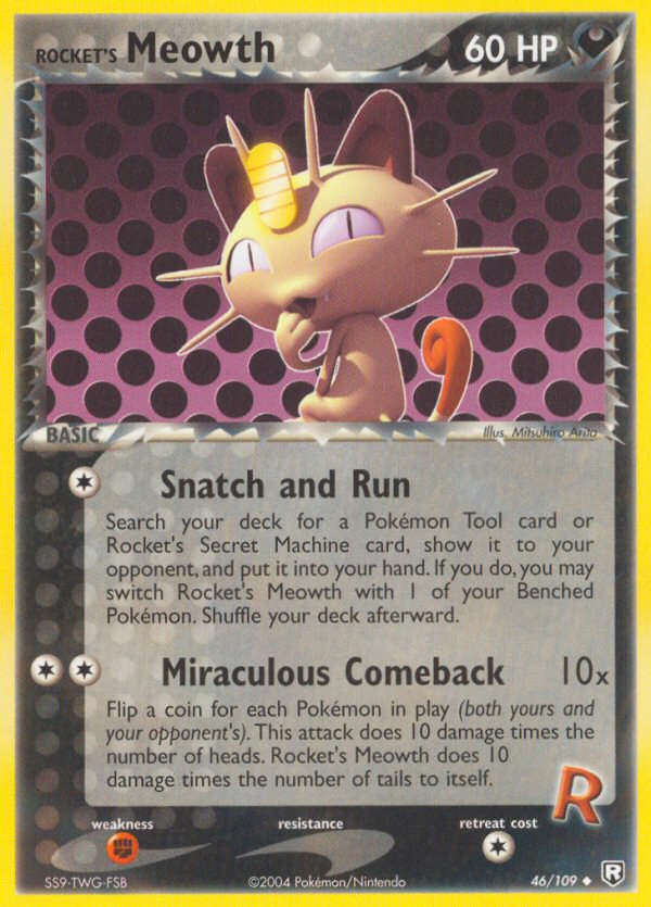 Rocket's Meowth (46/109) [EX: Team Rocket Returns] | Tables and Towers