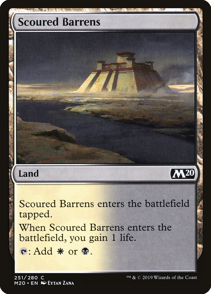 Scoured Barrens [Core Set 2020] | Tables and Towers