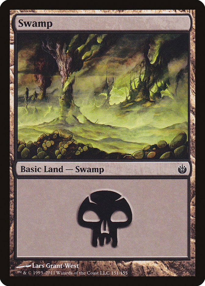 Swamp (151) [Mirrodin Besieged] | Tables and Towers