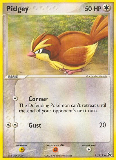 Pidgey (73/112) [EX: FireRed & LeafGreen] | Tables and Towers