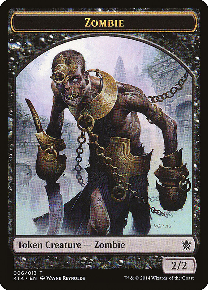 Zombie Token [Khans of Tarkir Tokens] | Tables and Towers