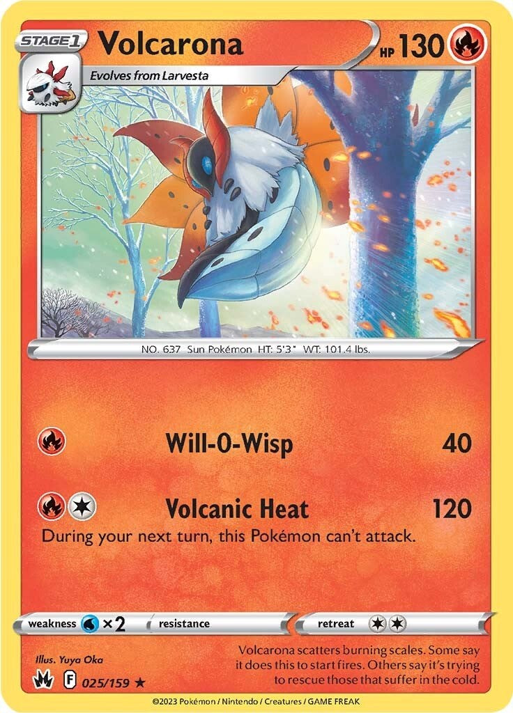 Volcarona (025/159) [Sword & Shield: Crown Zenith] | Tables and Towers