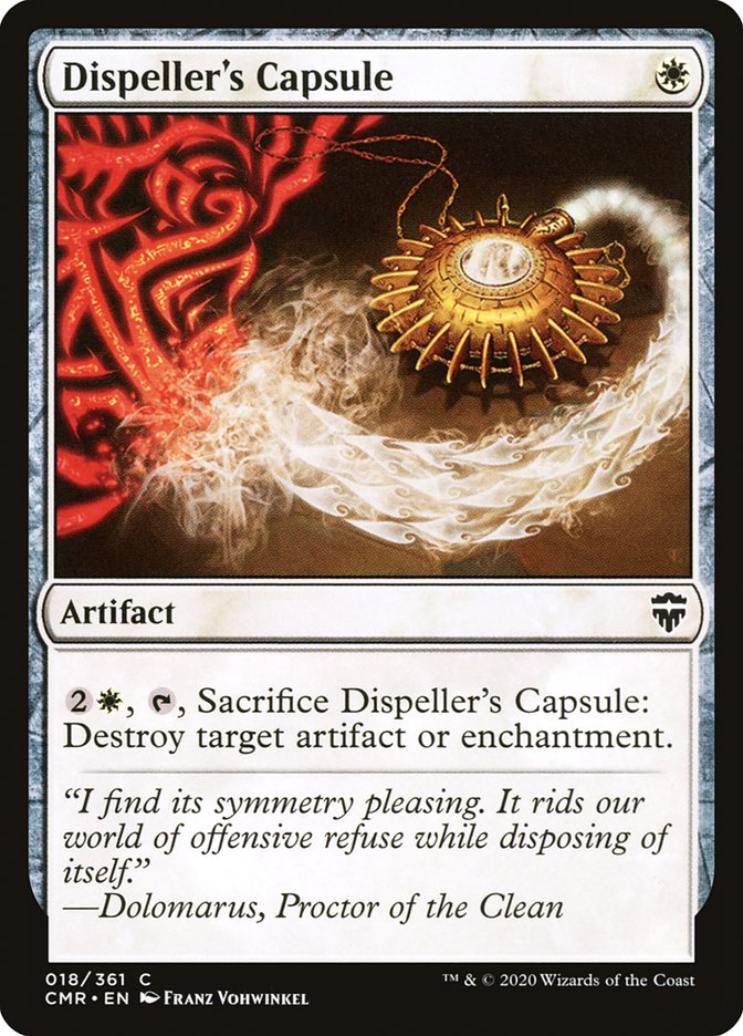 Dispeller's Capsule [Commander Legends] | Tables and Towers