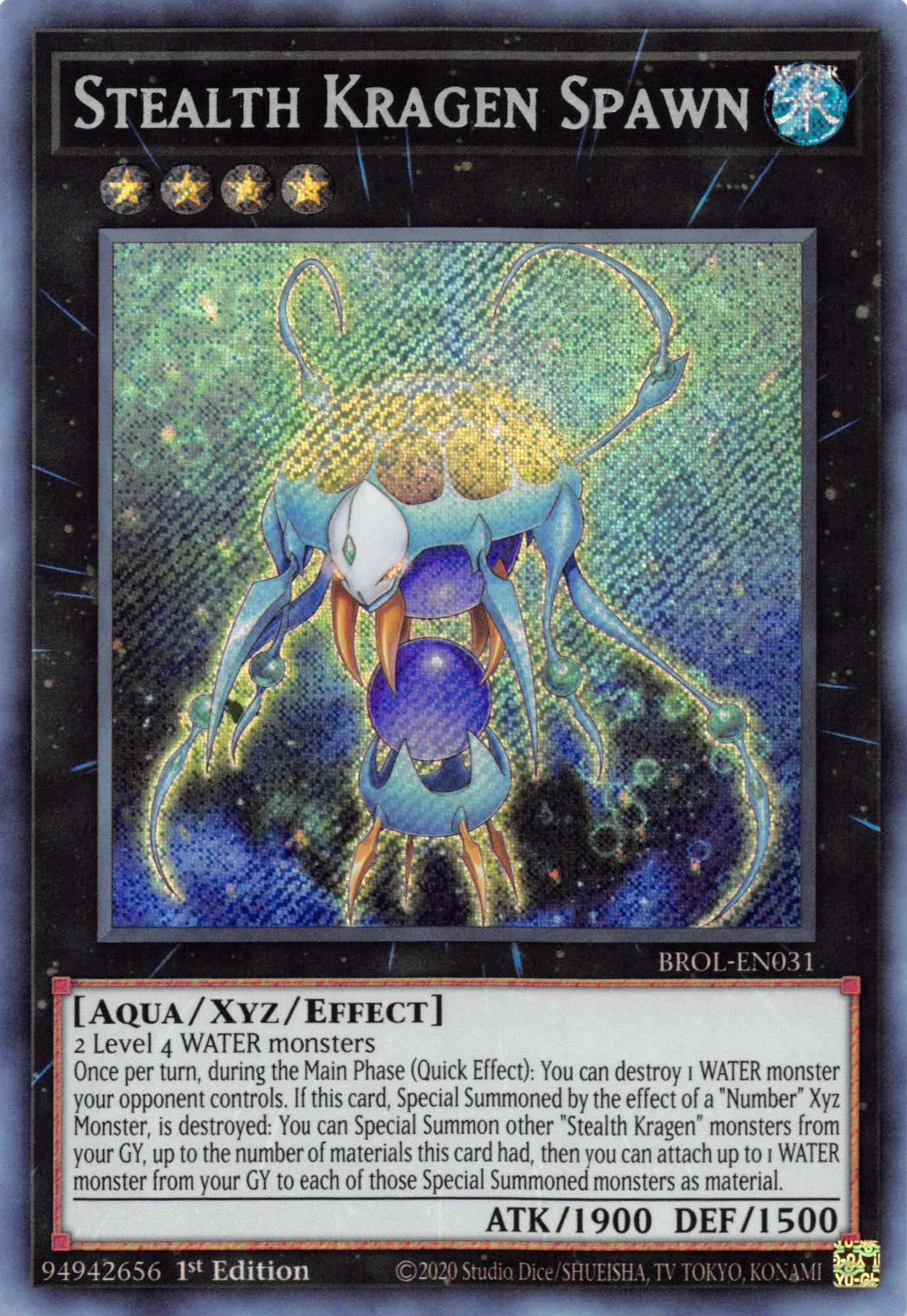 Stealth Kragen Spawn [BROL-EN031] Secret Rare | Tables and Towers