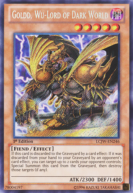 Goldd, Wu-Lord of Dark World [LCJW-EN246] Secret Rare | Tables and Towers