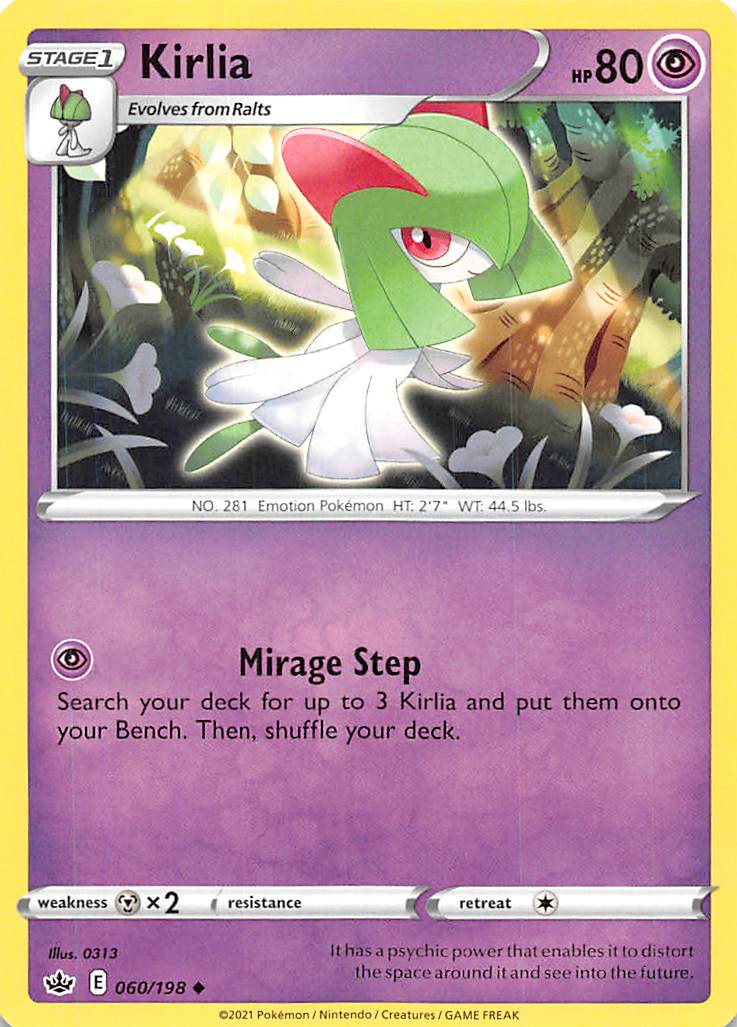 Kirlia (060/198) [Sword & Shield: Chilling Reign] | Tables and Towers