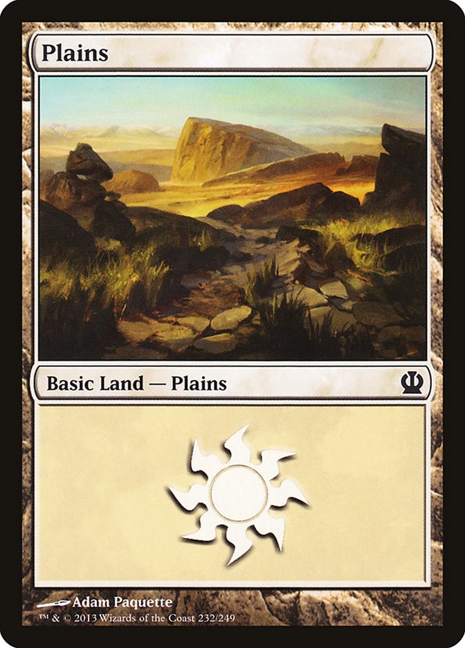 Plains (232) [Theros] | Tables and Towers