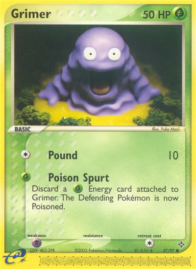 Grimer (57/97) [EX: Dragon] | Tables and Towers