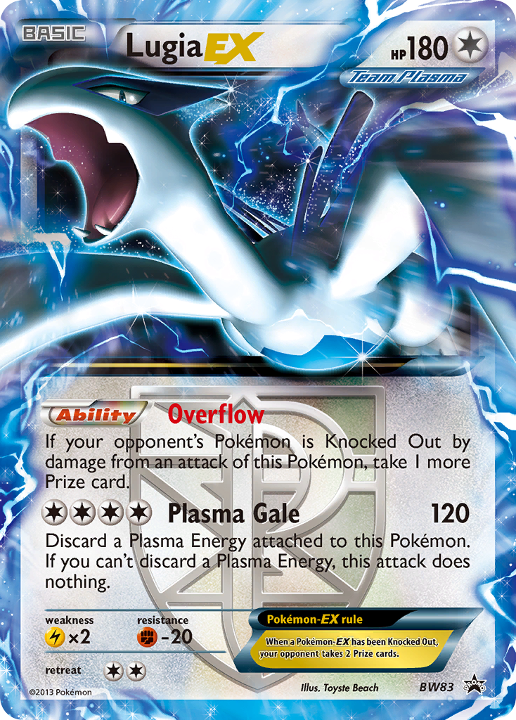 Lugia EX (BW83) [Black & White: Black Star Promos] | Tables and Towers