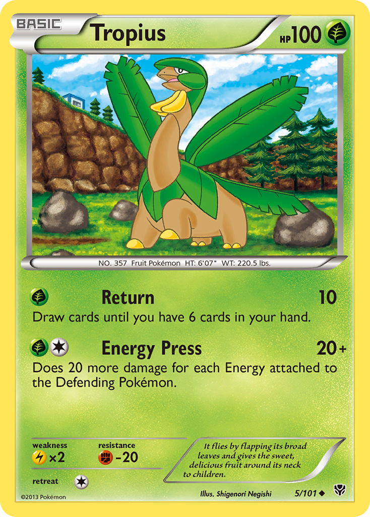 Tropius (5/101) [Black & White: Plasma Blast] | Tables and Towers