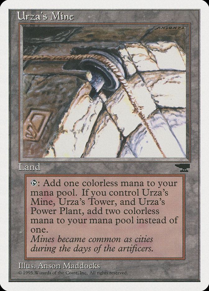 Urza's Mine (Pulley Embedded in Stone) [Chronicles] | Tables and Towers