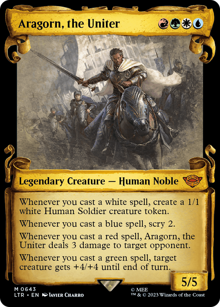 Aragorn, the Uniter [The Lord of the Rings: Tales of Middle-Earth Showcase Scrolls] | Tables and Towers