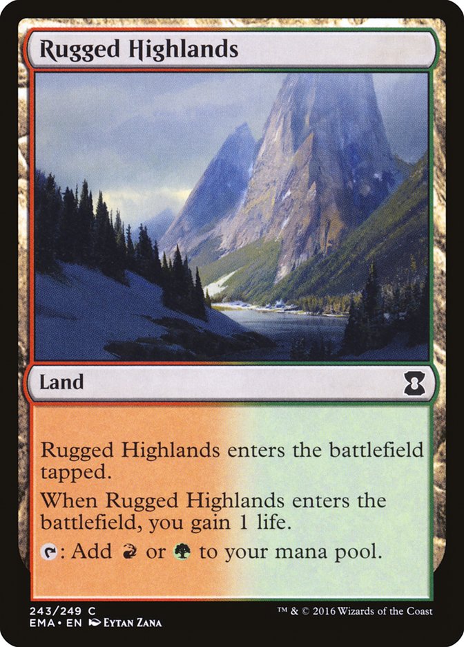 Rugged Highlands [Eternal Masters] | Tables and Towers