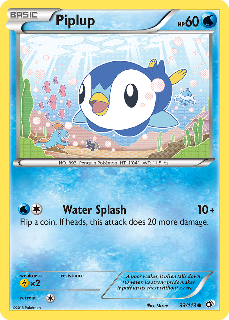 Piplup (33/113) [Black & White: Legendary Treasures] | Tables and Towers