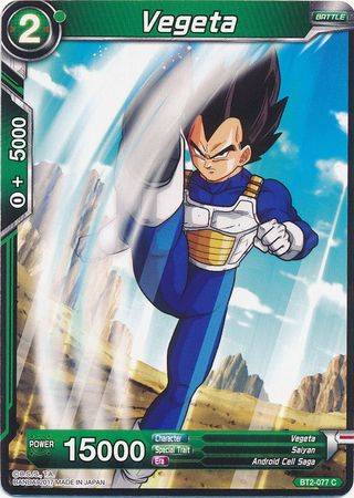 Vegeta (BT2-077) [Union Force] | Tables and Towers