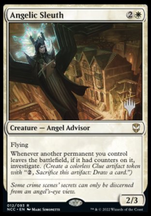 Angelic Sleuth (Promo Pack) [Streets of New Capenna Commander Promos] | Tables and Towers