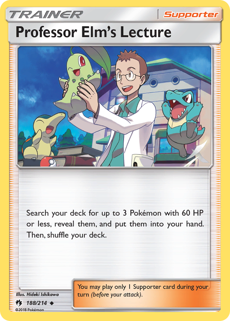 Professor Elm's Lecture (188/214) [Sun & Moon: Lost Thunder] | Tables and Towers