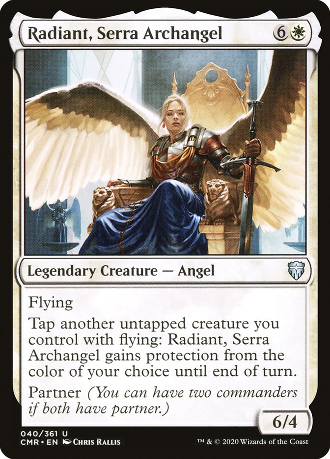 Radiant, Serra Archangel [Commander Legends] | Tables and Towers