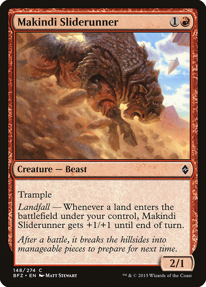 Makindi Sliderunner [Battle for Zendikar] | Tables and Towers